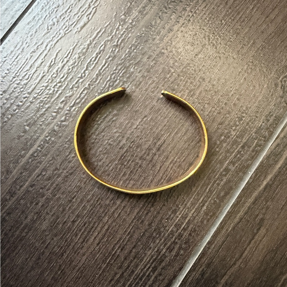 SABONA of London Juniper Gold 9mm Cuff Bracelet Sz 7” - Picture 9 of 11